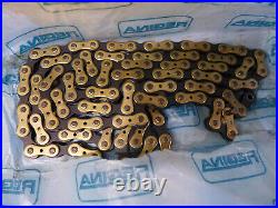 Regina Record Oro drilled chain NOS 112 links Nuovo Record Era fits Colnago Masi