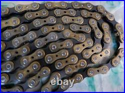 Regina Record Oro drilled chain NOS 116 links Nuovo Record Era fits Cinelli Masi