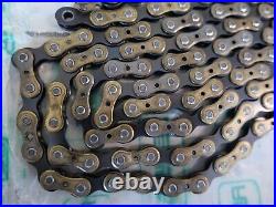 Regina Record Oro drilled chain NOS 116 links Nuovo Record Era fits Cinelli Masi