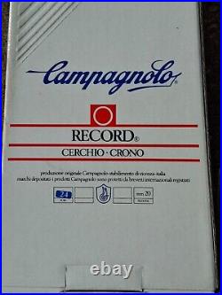 Retro Bicycle Parts NIB NOS CAMPAGNOLO Record 700c x20mm 24H Rim set Tubular