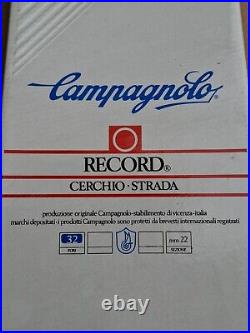 Retro NIB NOS CAMPAGNOLO Record Strada 700c x22mm 32H Rim set Tubular