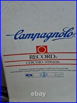 Retro NIB NOS CAMPAGNOLO Record Strada 700c x22mm 36H Rim set Tubular