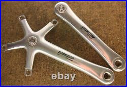 Retro NOS NEW Campagnolo Record 9/10 Speed silver cranks crankset chainset 170mm