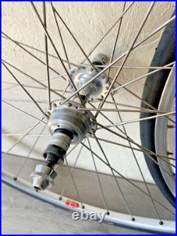 Rigida Wheelset 700c Campagnolo Record Hubs 36 Hole 126 MM Spacing Italian Rigida Wheelset 700c Campagnolo Record Hubs 36 Hole 126 MM Spacing Italian