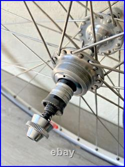 Rigida Wheelset 700c Campagnolo Record Hubs 36 Hole 126 MM Spacing Italian Rigida Wheelset 700c Campagnolo Record Hubs 36 Hole 126 MM Spacing Italian
