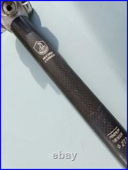 SEATPOST 27.2mm Campagnolo Record Carbon 10v 30cm Carbon Seatpost 27.2 2B
