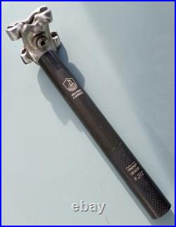 SEATPOST 27.2mm Campagnolo Record Carbon 10v 30cm Carbon Seatpost 27.2 2B