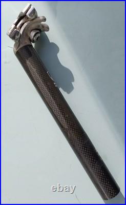 SEATPOST 27.2mm Campagnolo Record Carbon 10v 30cm Carbon Seatpost 27.2 2B