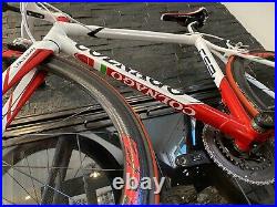 SUPER CLEAN Colnago C59 Lugged Carbon Campagnolo Record With Zipp Wheels 54S 56cm