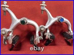 Script Logo Campagnolo C-Record Era Cobalto Calipers 47 mm Reach with Allen Bolts