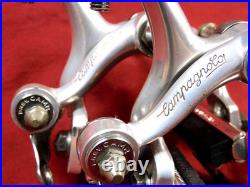 Script Logo Campagnolo C-Record Era Cobalto Calipers 47 mm Reach with Allen Bolts