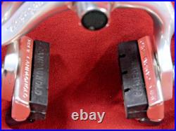 Script Logo Campagnolo C-Record Era Cobalto Calipers 47 mm Reach with Allen Bolts