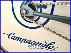 Strela laser pista bicycle with campagnolo record pista, shamal & ghibli wheels