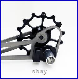 SwishTi Road Cycle Oversized Pulley Titanium Cage for Campy/Campagnolo Black