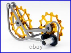 Swishti Road Bicycle Oversized Pulley Titanium Cage For Campy Campagnolo Gold