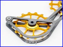 Swishti Road Bicycle Oversized Pulley Titanium Cage For Campy Campagnolo Gold