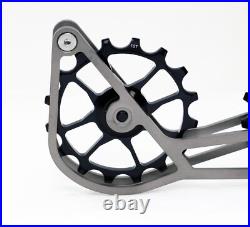Swishti Road Cycling Oversized Pulley Titanium Cage Campy/campagnolo Black Bike