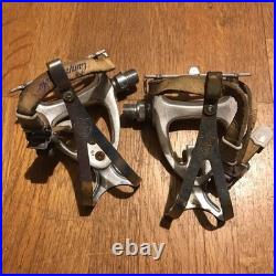 Used Campagnolo C Record Chorus Aero Pedal Bicycle Parts With Toe Clip Screw