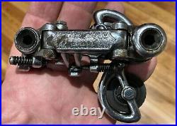 VTG Campagnolo Record Rear Derailleur 1st Generation Patent Pending Iron First VTG Campagnolo Record Rear Derailleur 1st Generation Patent Pending Iron First