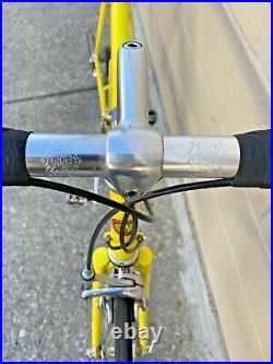 Very Nice Waterford R2200 1999 56cm Yellow Bicycle Mostly Campagnolo Record
