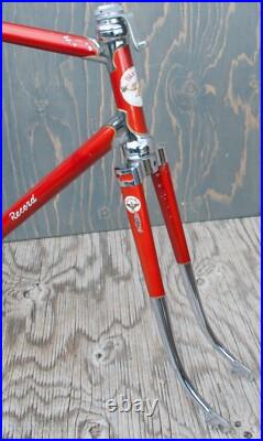 Vintage 1960 Bianchi Record RoadBike FRAME & FORK Campagnolo Tour Sports Bicycle