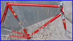 Vintage 1960 Bianchi Record RoadBike FRAME & FORK Campagnolo Tour Sports Bicycle