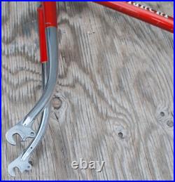 Vintage 1960 Bianchi Record RoadBike FRAME & FORK Campagnolo Tour Sports Bicycle