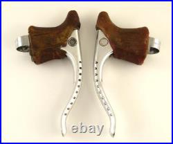 Vintage 1980s VGC Campagnolo SUPER RECORD Brake Levers road bike (AC)
