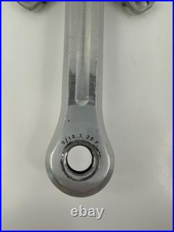Vintage 1983 Campagnolo Nuovo Record Strada Road Crankset Double 170 110 HTF Vintage 1983 Campagnolo Nuovo Record Strada Road Crankset Double 170 110 HTF