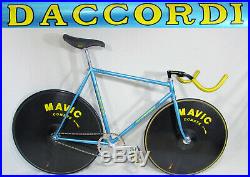 Vintage 1984 DACCORDI LA84 PURSUIT PISTA BIKE, Campagnolo Super Record Track ICS