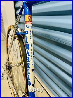 Vintage 1986 Pinarello Montello SLX Bicycle Campagnolo SUPER Record NOS Two-Tone