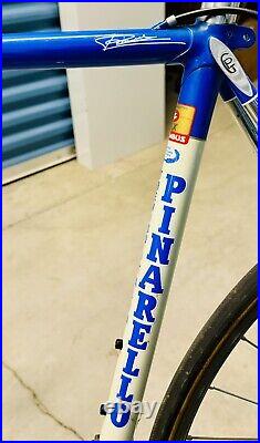 Vintage 1986 Pinarello Montello SLX Bicycle Campagnolo SUPER Record NOS Two-Tone