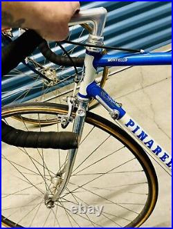 Vintage 1986 Pinarello Montello SLX Bicycle Campagnolo SUPER Record NOS Two-Tone