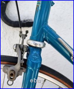 Vintage 1987 Bianchi Trofeo 56cm Road Bike Campagnolo Super Record Ambrosio Teal