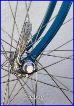 Vintage 1987 Bianchi Trofeo 56cm Road Bike Campagnolo Super Record Ambrosio Teal