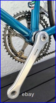 Vintage 1987 Bianchi Trofeo 56cm Road Bike Campagnolo Super Record Ambrosio Teal