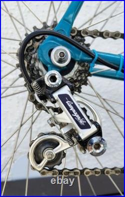 Vintage 1987 Bianchi Trofeo 56cm Road Bike Campagnolo Super Record Ambrosio Teal