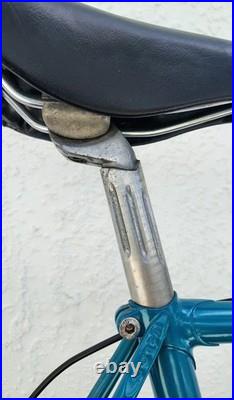 Vintage 1987 Bianchi Trofeo 56cm Road Bike Campagnolo Super Record Ambrosio Teal