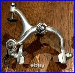 Vintage 80s CAMPAGNOLO SUPER RECORD Recessed Caliper Brakes Front and Rear Italy