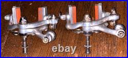 Vintage 80s CAMPAGNOLO SUPER RECORD Recessed Caliper Brakes Front and Rear Italy