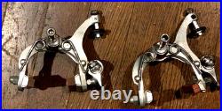 Vintage 80s CAMPAGNOLO SUPER RECORD Recessed Caliper Brakes Front and Rear Italy
