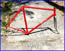 Vintage 80s ROSSIN RECORD 53cm Frame & Fork Italian Columbus Campagnolo
