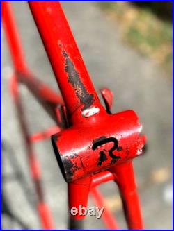 Vintage 80s ROSSIN RECORD 53cm Frame & Fork Italian Columbus Campagnolo