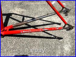 Vintage 80s ROSSIN RECORD 53cm Frame & Fork Italian Columbus Campagnolo