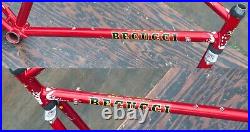 Vintage Becucci Road Bike FRAME & FORK Lugged Columbus Steel Bicycle Campagnolo