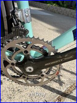 Vintage Bianchi XL Boron 56cm Steel road bike, Campagnolo Record Titanium/Carbon