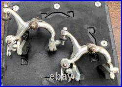 Vintage CAMPAGNOLO RECORD Front and Rear Nutted Short Reach Brake Calipers