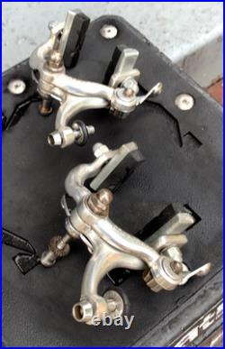 Vintage CAMPAGNOLO RECORD Front and Rear Nutted Short Reach Brake Calipers