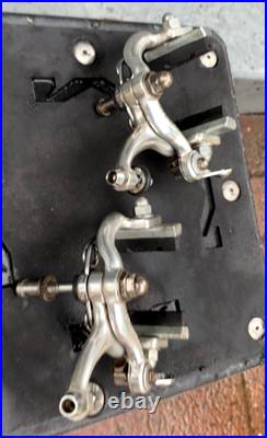 Vintage CAMPAGNOLO RECORD Front and Rear Nutted Short Reach Brake Calipers