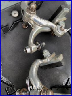 Vintage CAMPAGNOLO RECORD Front and Rear Nutted Short Reach Brake Calipers
